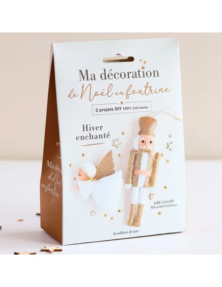 Ma décoration de Noël en feutrine : Duo hiver enchanté