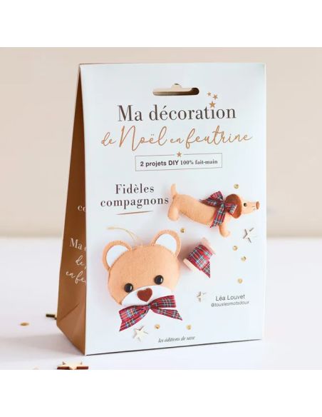 Ma décoration de Noël en feutrine : Duo fidèles compagnons