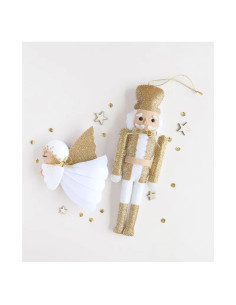 Ma décoration de Noël en feutrine : Duo hiver enchanté 2