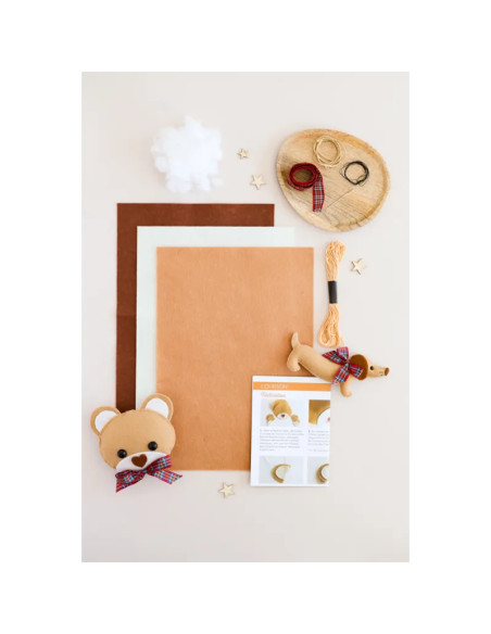 Ma décoration de Noël en feutrine : Duo fidèles compagnons