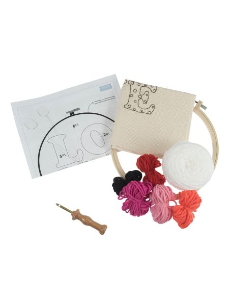 Kit punch needle - Love