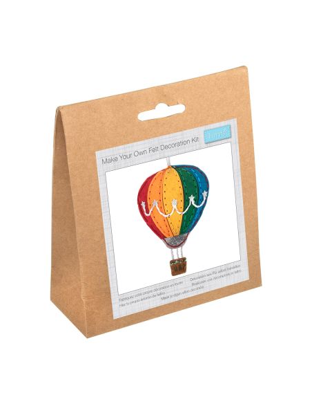 Kit de décoration en feutrine : Montgolfière