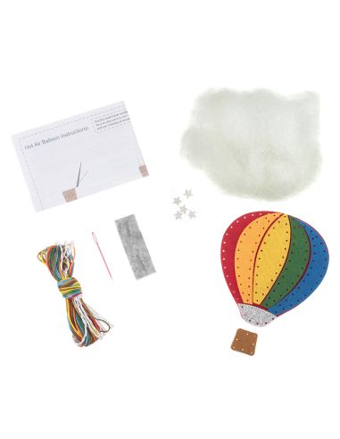 Kit de décoration en feutrine : Montgolfière