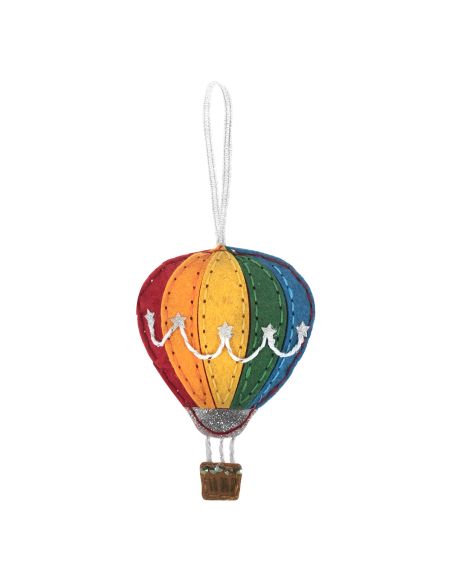 Kit de décoration en feutrine : Montgolfière