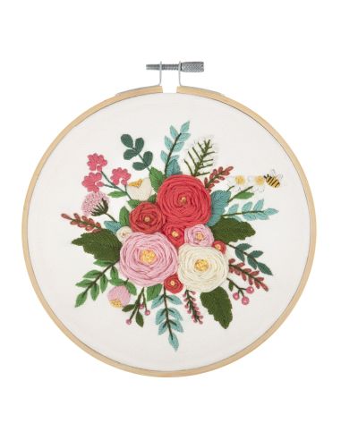 Kit broderie - Bouquet de roses
