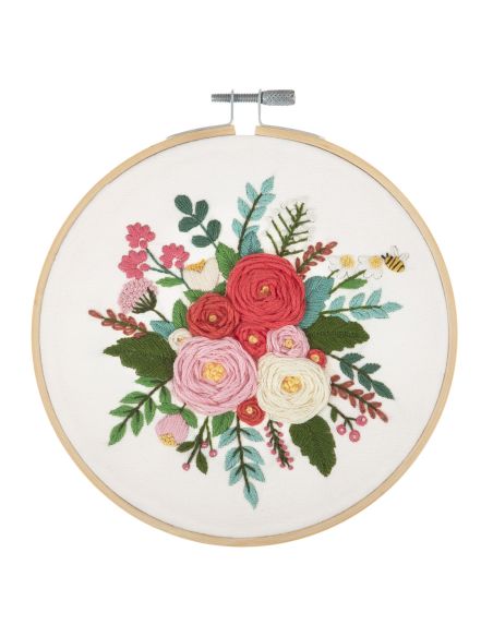 Kit broderie - Bouquet de roses