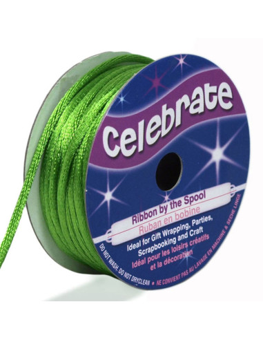 Cordon queue de rat Celebrate vert - 2 mm x 10 mètres
