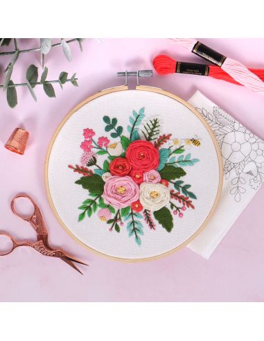 Kit broderie - Bouquet de roses