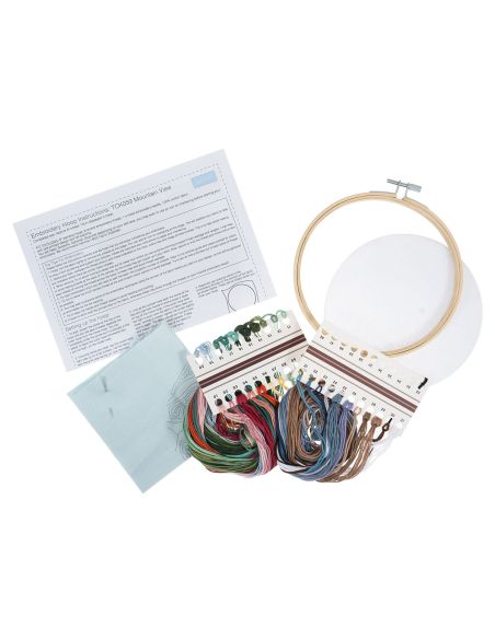 Kit broderie - Montagne