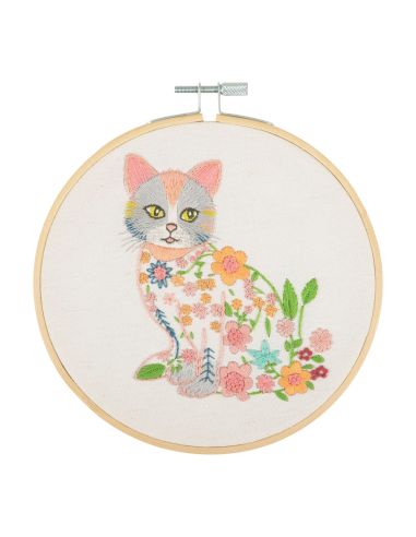 Kit broderie - Chat