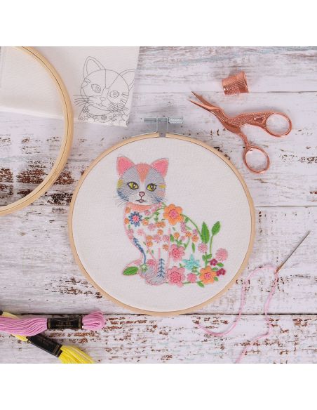 Kit broderie - Chat