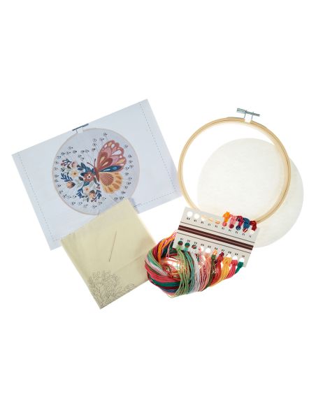 Kit broderie - Papillon
