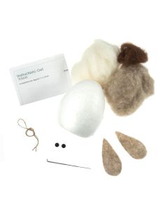 Kit de feutrage à l'aiguille - Hibou 2