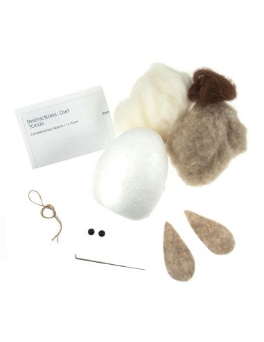Kit de feutrage à l'aiguille - Hibou