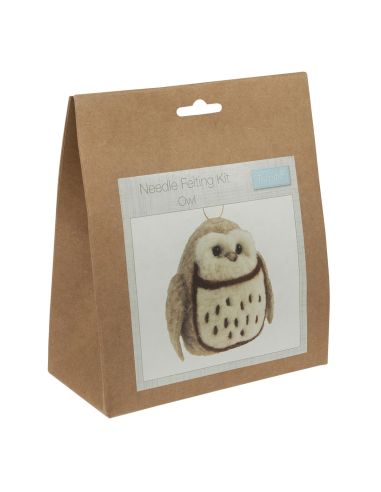 Kit de feutrage à l'aiguille - Hibou