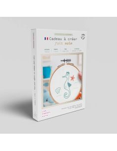 Kit broderie French'kits - Hippocampe 2