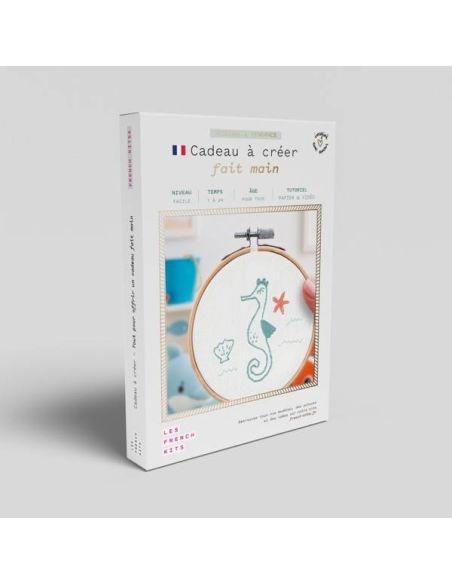 Kit broderie French'kits - Hippocampe