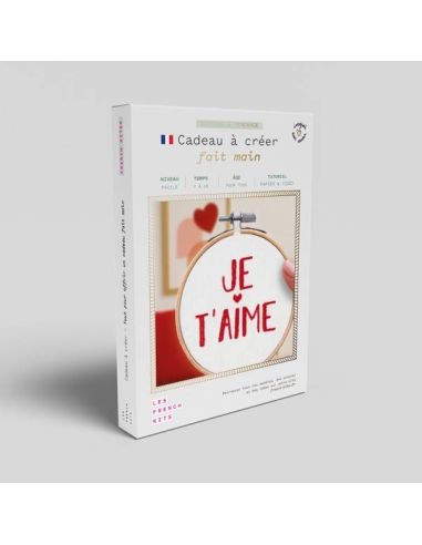 Kit broderie French'kits - Je t'aime
