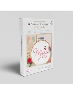 Kit broderie French'kits - Merci 2