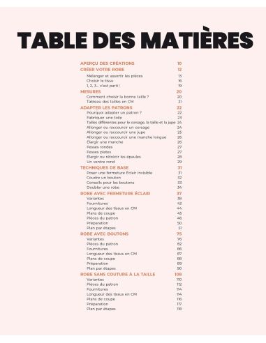 Livre 400 robes à partir de 18 patrons