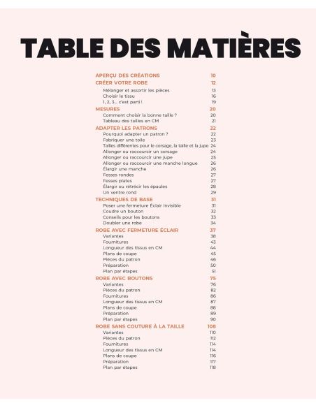 Livre 400 robes à partir de 18 patrons