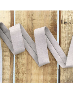 Biais jersey coton - Taupe