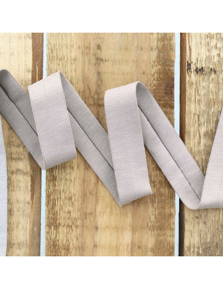 Biais jersey coton - Taupe