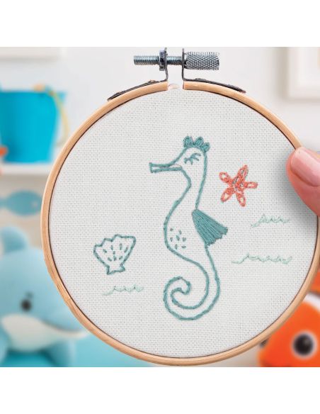 Kit broderie French'kits - Hippocampe