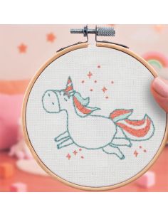 Kit broderie French'kits - Licorne