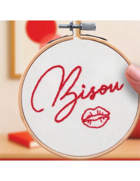 Kit broderie French'kits - Bisou