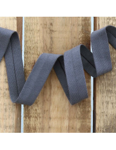 Biais jersey coton - Gris foncé