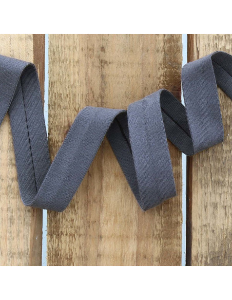 Biais jersey coton - Gris foncé