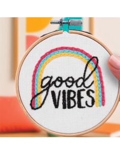 Kit broderie French'kits - Good vibes
