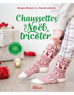 Livre chaussettes de Noël à tricoter