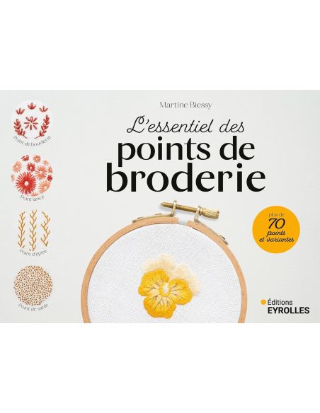 Livre l'essentiel des points de broderie