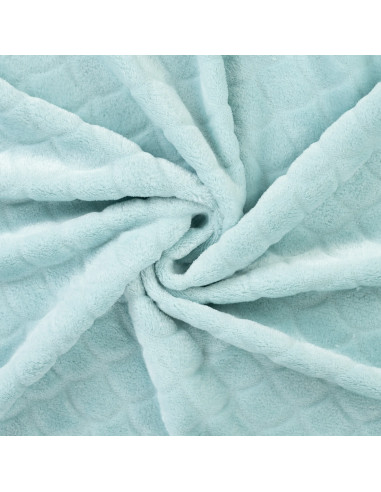 Tissu minky sirène - Menthe