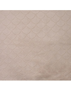 Tissu minky sirène - Taupe 2
