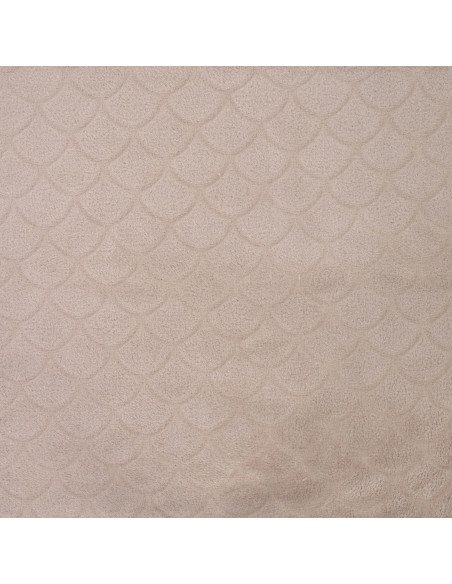 Tissu minky sirène - Taupe