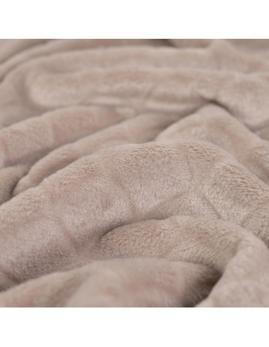 Tissu minky sirène - Taupe
