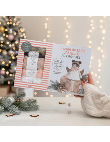 Kit crochet- L'ange de Noël d'Anna