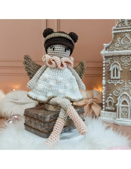 Kit crochet- L'ange de Noël d'Anna