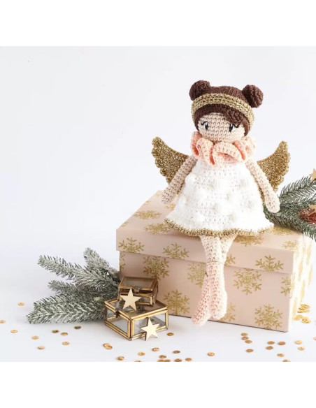 Kit crochet- L'ange de Noël d'Anna