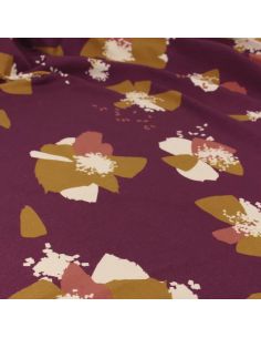 Tissu sweat Anémona Mûroise - Églantine & Zoé
