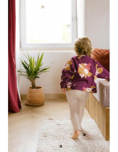 Tissu sweat Anémona Mûroise - Églantine & Zoé