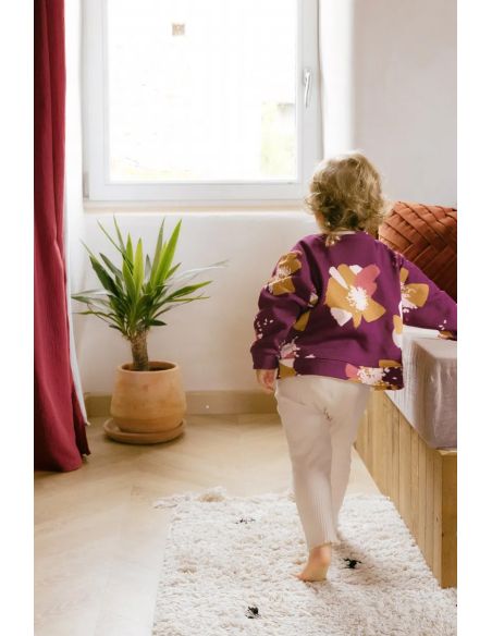 Tissu sweat Anémona Mûroise - Églantine & Zoé