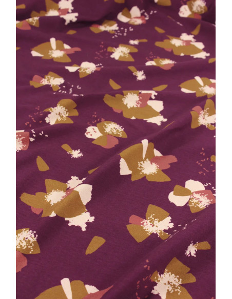 Tissu jersey de coton Anémona Mûroise - Églantine & Zoé