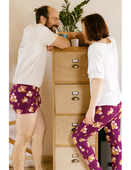 Tissu jersey de coton Anémona Mûroise - Églantine & Zoé