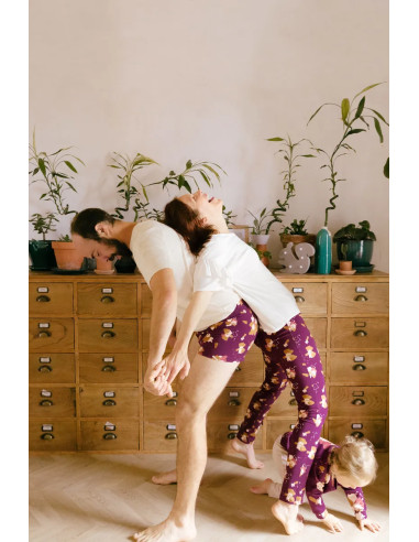 Tissu jersey de coton Anémona Mûroise - Églantine & Zoé