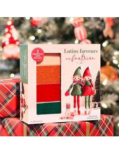 Ma décoration de Noël en feutrine - Les lutins farceurs