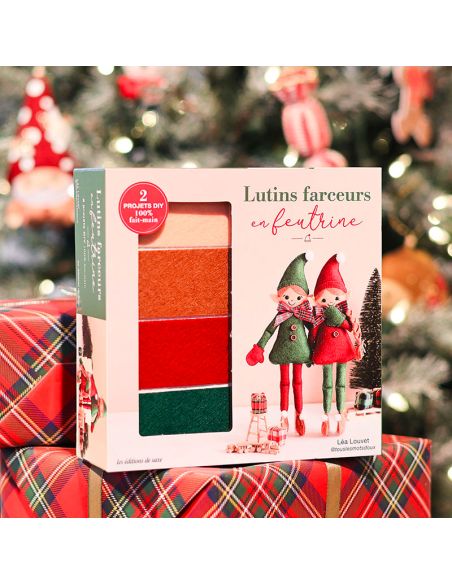 Ma décoration de Noël en feutrine - Les lutins farceurs